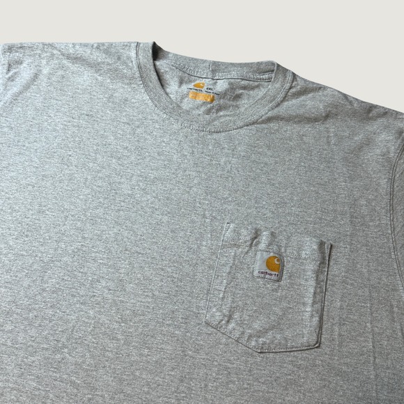 Carhartt Other - Carhartt T-Shirt Mens 2XL K87 Original Fit Gray Pocket Workwear Short Sleeve